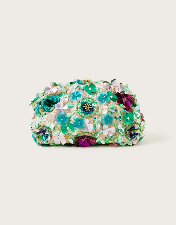 Floral Embellished Clutch Bag | Bags & Purses | Monsoon UK.