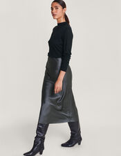 Turtle Neck Top, Black (BLACK), large