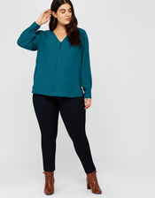 Tiffany Blouse, Teal (TEAL), large