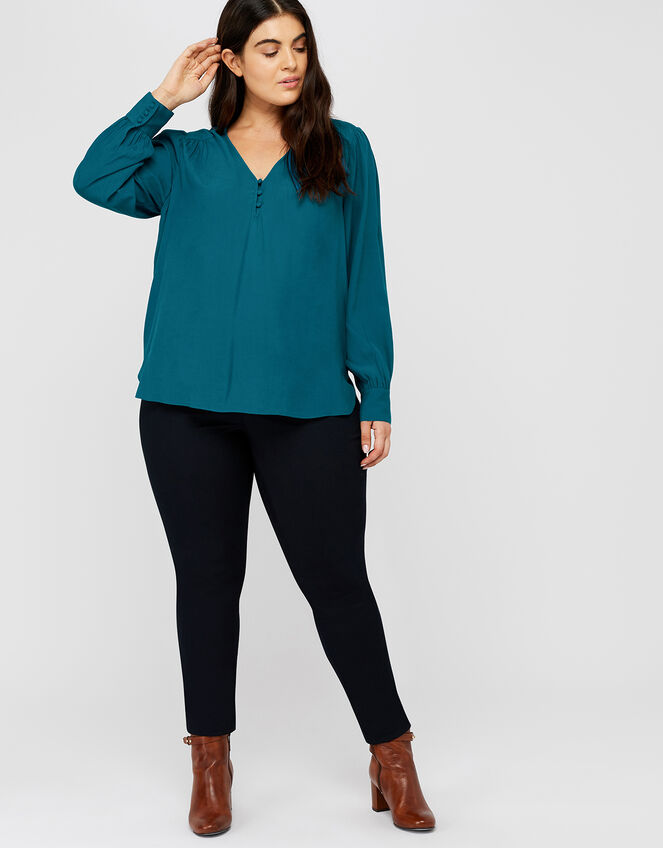 Tiffany Blouse, Teal (TEAL), large