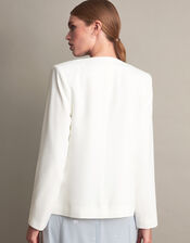 Erica Occasion Jacket, Ivory (IVORY), large