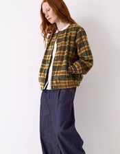 East Zoha Check Bomber Jacket, Multi (MULTI), large