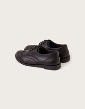Boys Brogue Shoes, Black (BLACK), large