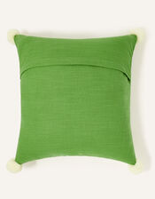 Palm Embroidered Cushion, , large