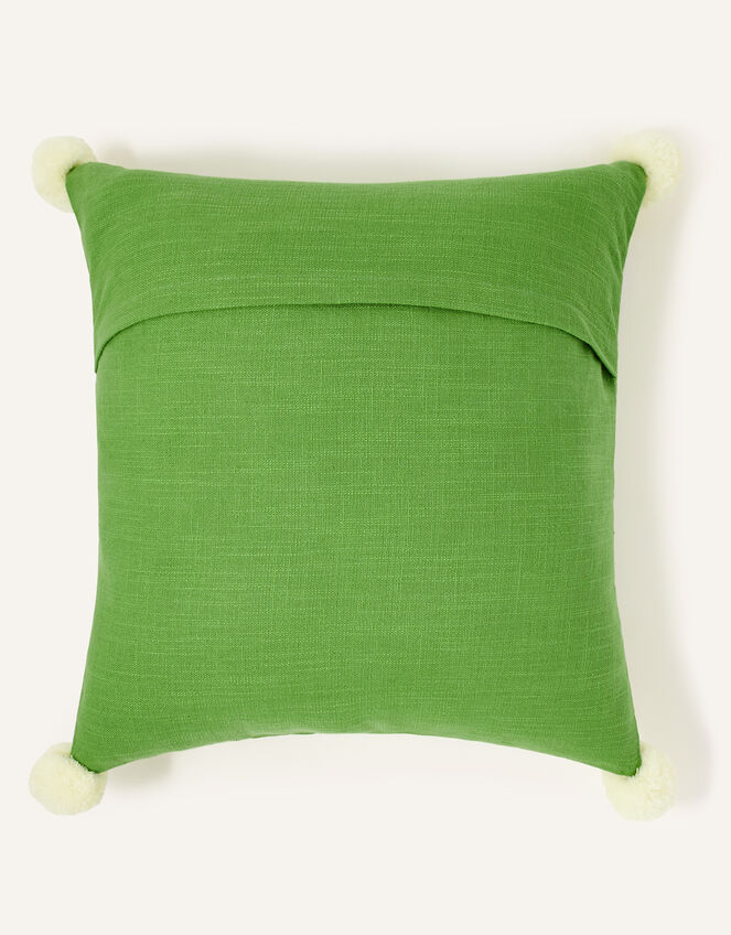 Palm Embroidered Cushion, , large