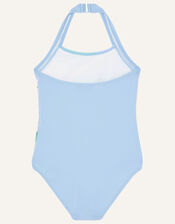 Horse Photo Swimsuit, Blue (BLUE), large