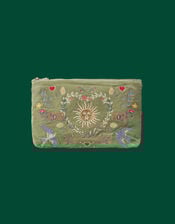 Elizabeth Scarlett Earth Goddess Velvet Pouch, , large