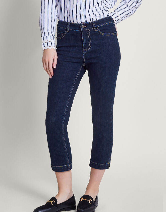 Idabella Crop Jeans Blue | Trousers & Leggings | Monsoon UK.