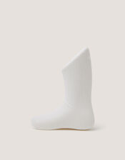 Baby Butterfly Lace Tights, White (WHITE), large