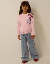 Sequin Ice Skates Top, Pink (PINK), large