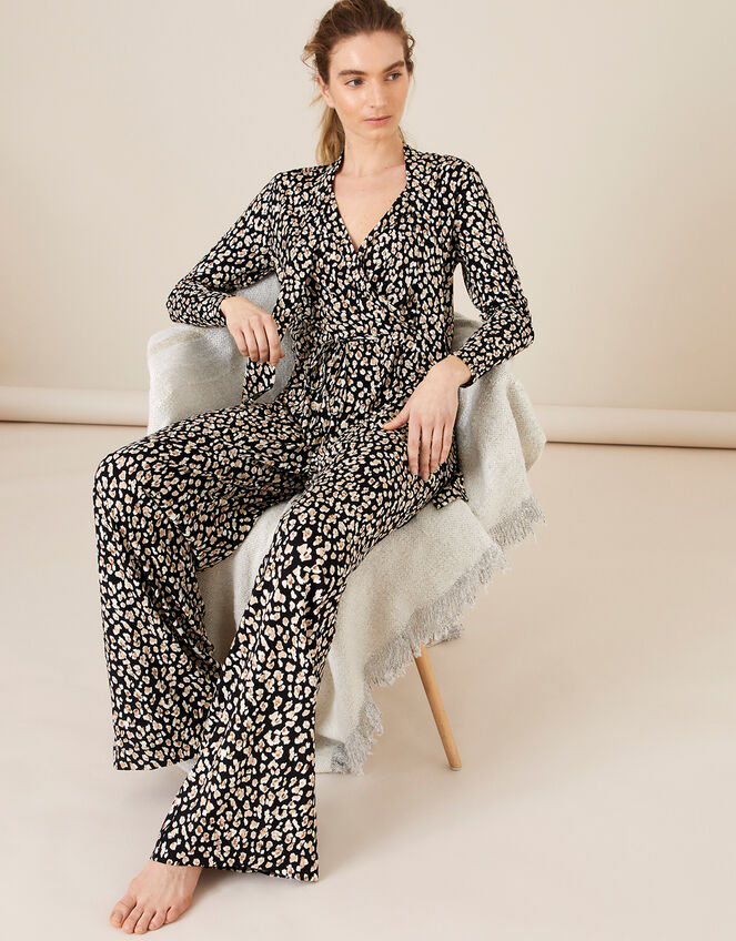 Amelia Animal Print Jersey Jumpsuit Black | Jumpsuits | Monsoon UK. Amelia Animal Print Jersey Jumpsuit Black | Jumpsuits | Monsoon UK.