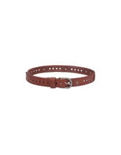Maison Hotel Devendra Leather Belt, Brown (BROWN), large