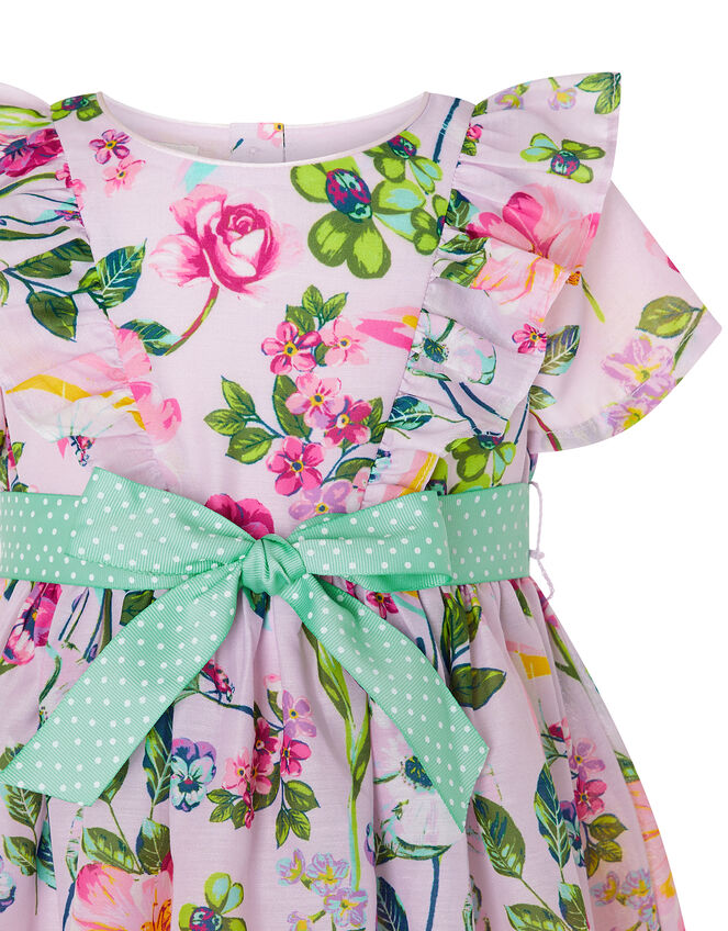 Baby Pixie Floral Dress, Pink (PINK), large