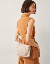 Piper Woven Cross Body Bag, Natural (NEUTRAL), large