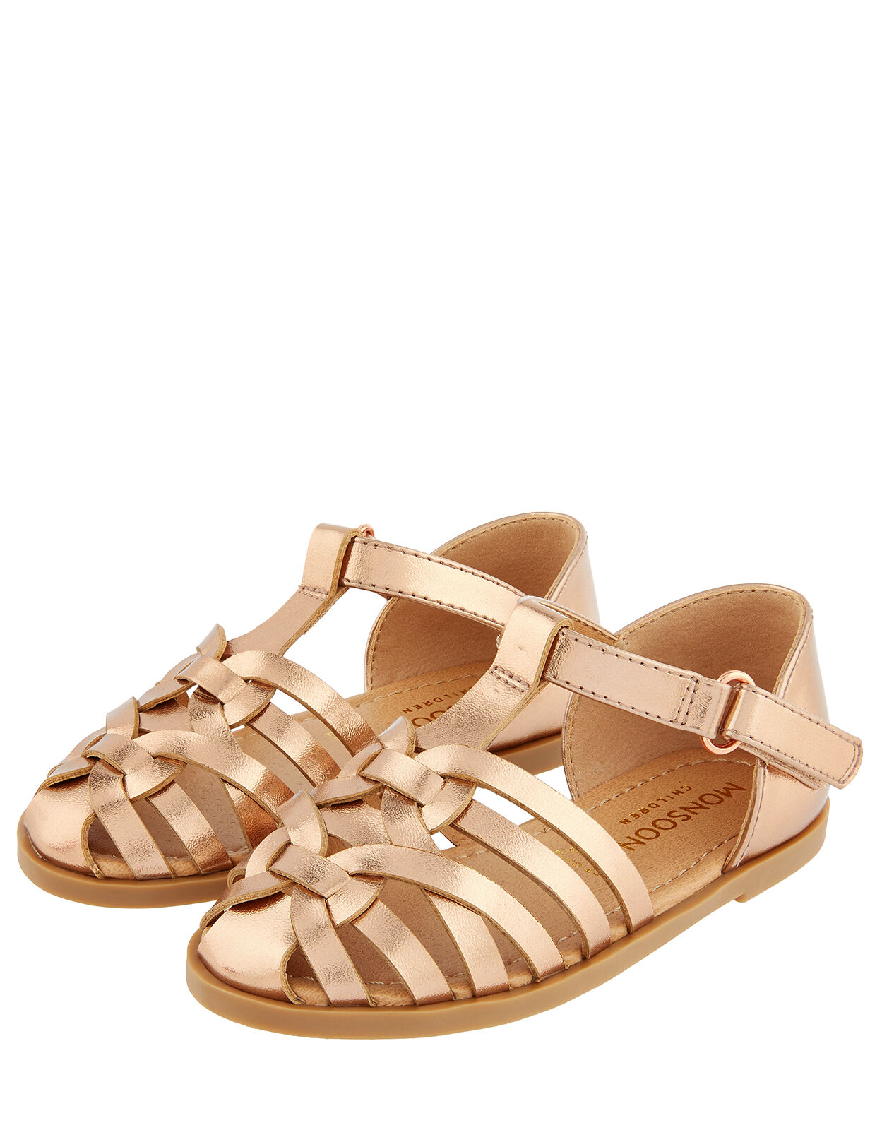 Rose gold new arrivals baby sandals