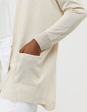 Sara Lightweight Cardigan, Gold (GOLD), large