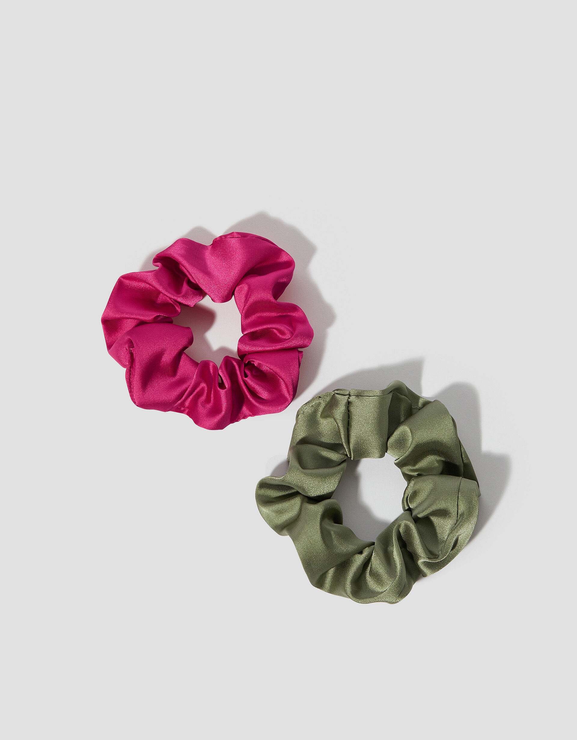2-Pack Medium Mix Hair Scrunchies Pink