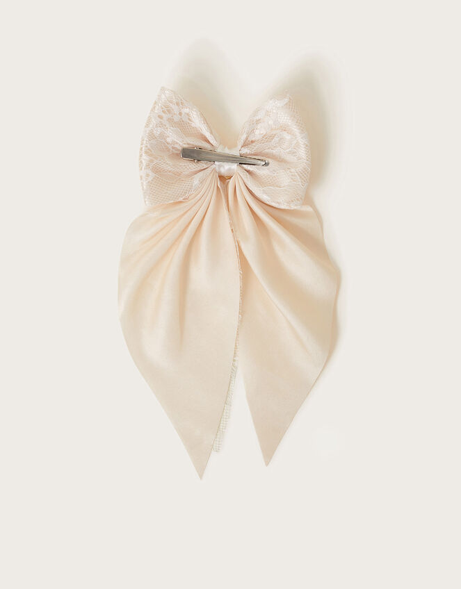 Onleloise Lace Bow Hairclip Black main image 1
