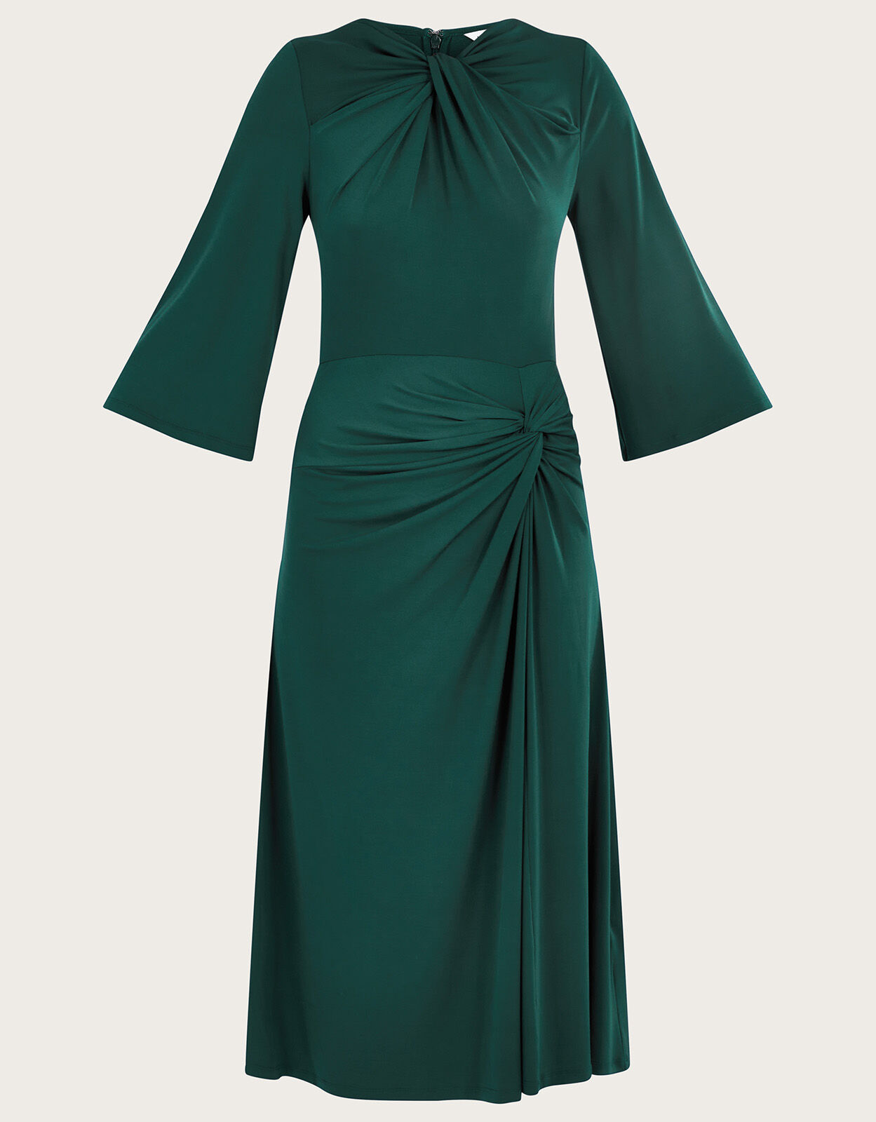 Green outlet jersey dress