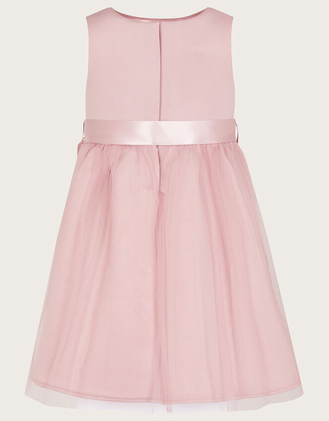 Baby Layla 3D Scuba Dress, Pink (PINK), large