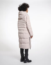 Rino & Pelle Keila Reversible Long Puffer Coat, White (OFF WHITE), large