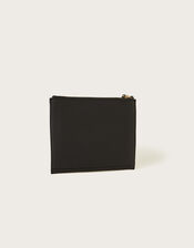 Leather Cactus Clutch Bag, , large