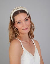 Embellished Bridal Headband, , large