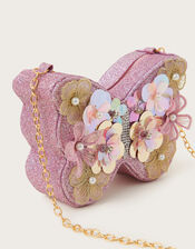 Bella Embellished Butterfly Bag, , large