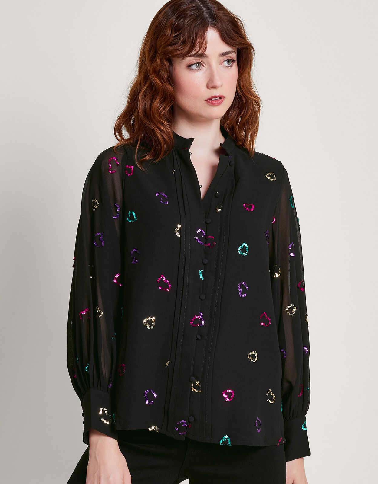 Girls: All Heart Black Blouse – Shop the Mint