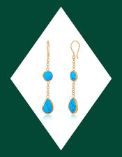 Pippa Small Yagana Double Drop Earrings, , large