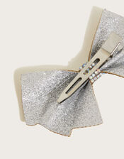 Dazzle Art Deco Bow Hair Clip, , large