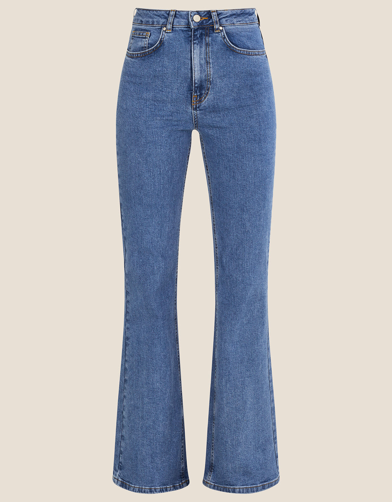 Flare leg cheap denim jeans