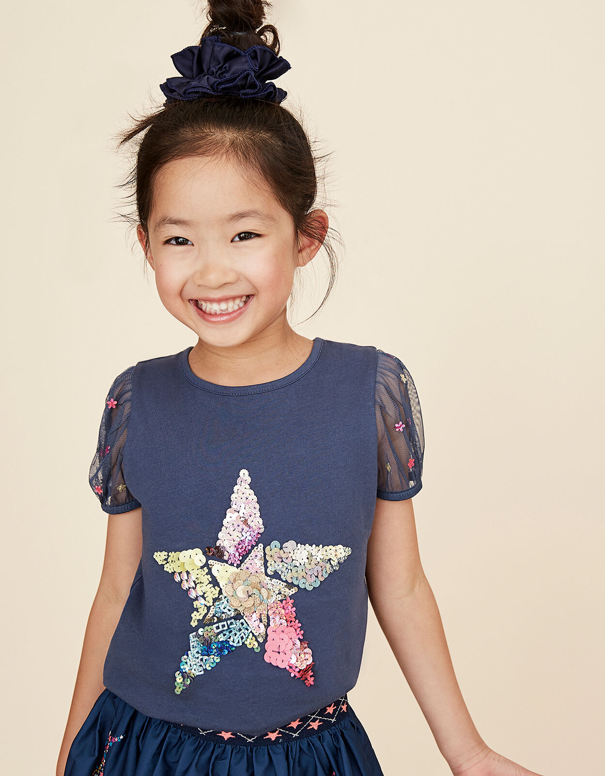 Little girl cheap sequin top