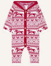 Newborn Rocking Horse Sleepsuit, Red (RED), large