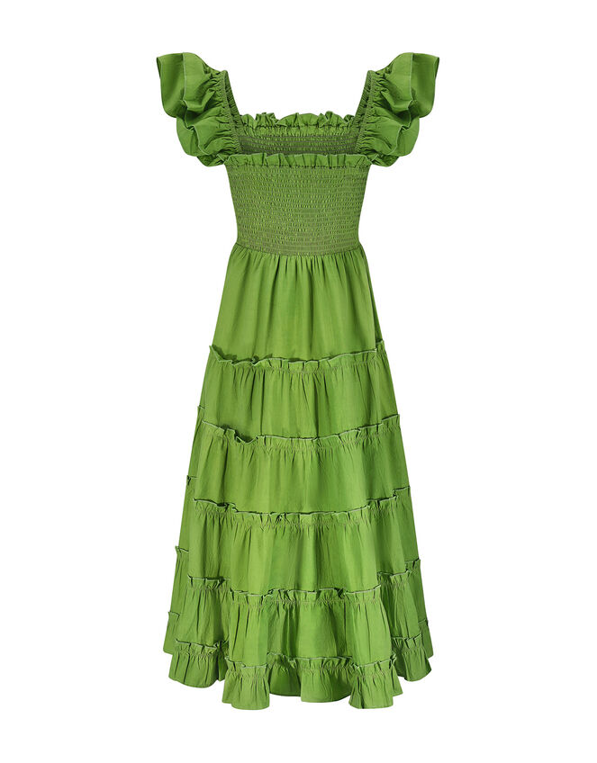 East Tiered Maxi Dress, Green (GREEN), large