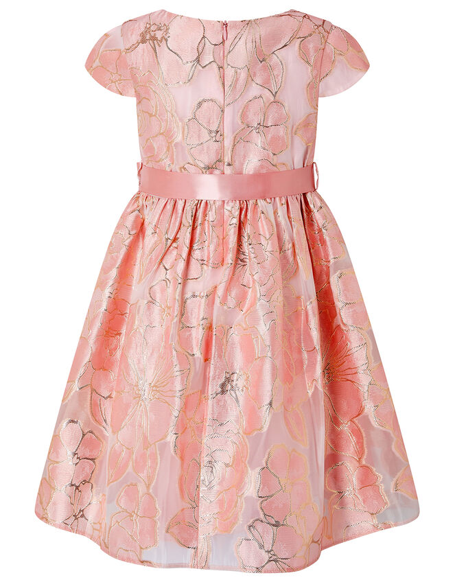 Chelsea Floral Jacquard Dress, Pink (PINK), large