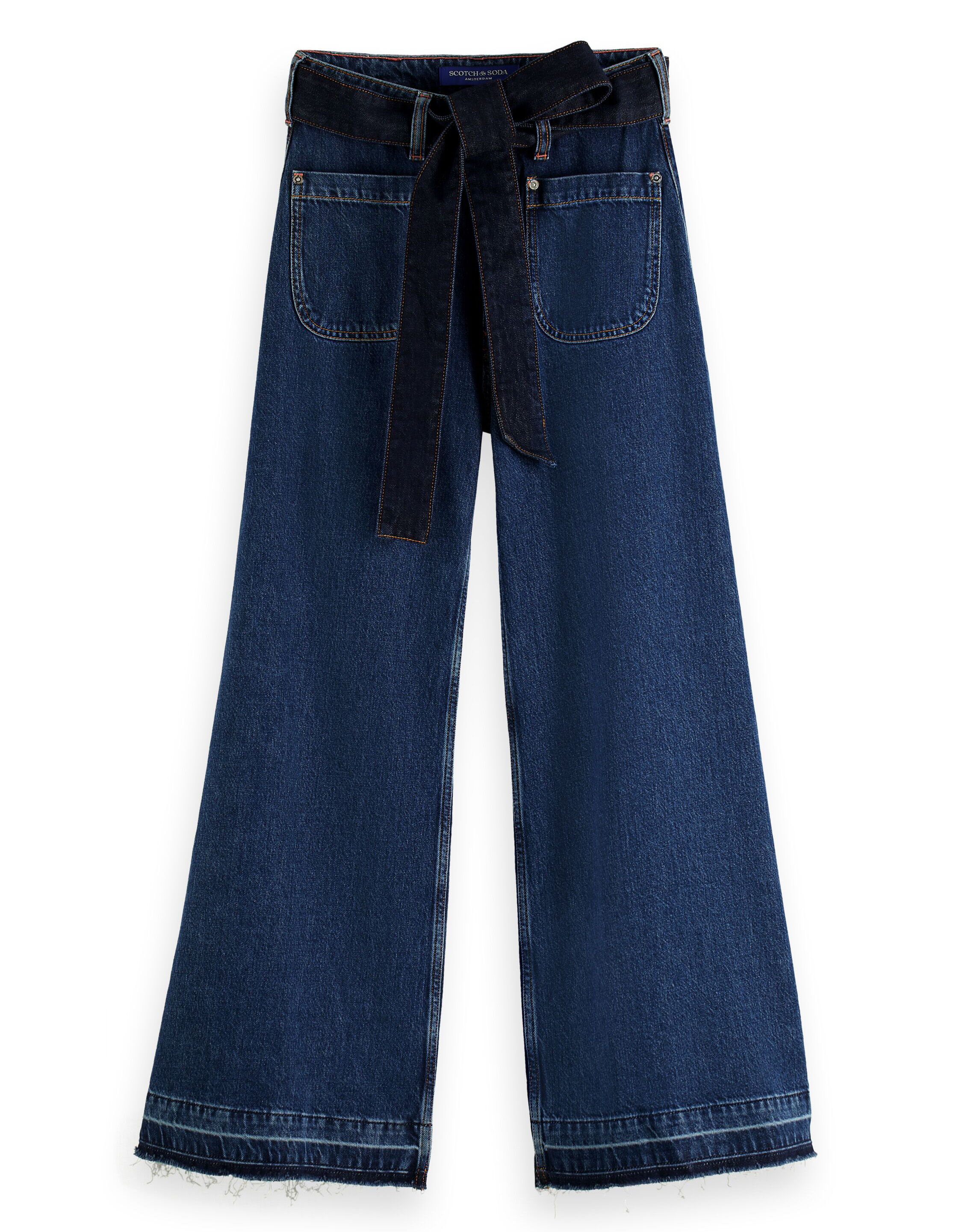 Scotch and soda indigo jeans top