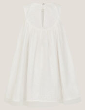 Baby Aria Floral Broderie Dress, Ivory (IVORY), large