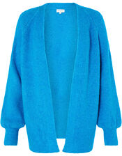 Cosy Knit Cardigan in Wool Blend, Blue (BLUE), large