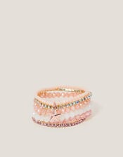 6-Pack Star Beaded Bracelets, , large