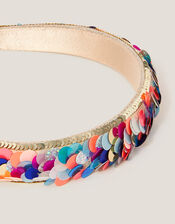 Mermaid Sequin Headband, , large