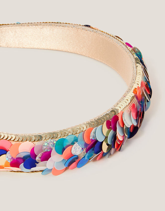 Mermaid Sequin Headband, , large