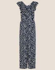 Jenny Spot Jumpsuit in LENZING™ ECOVERO™, Blue (NAVY), large
