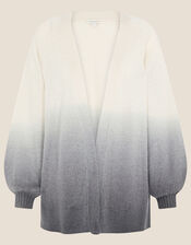 Alma Dip Dye Cardigan , Grey (GREY), large