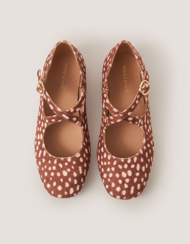 Dana Bambi Mary Jane Ballet Flats, Natural (NEUTRAL), large