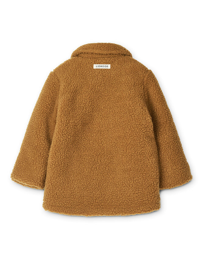 Liewood Arna Pile Jacket, Camel (CARAMEL), large