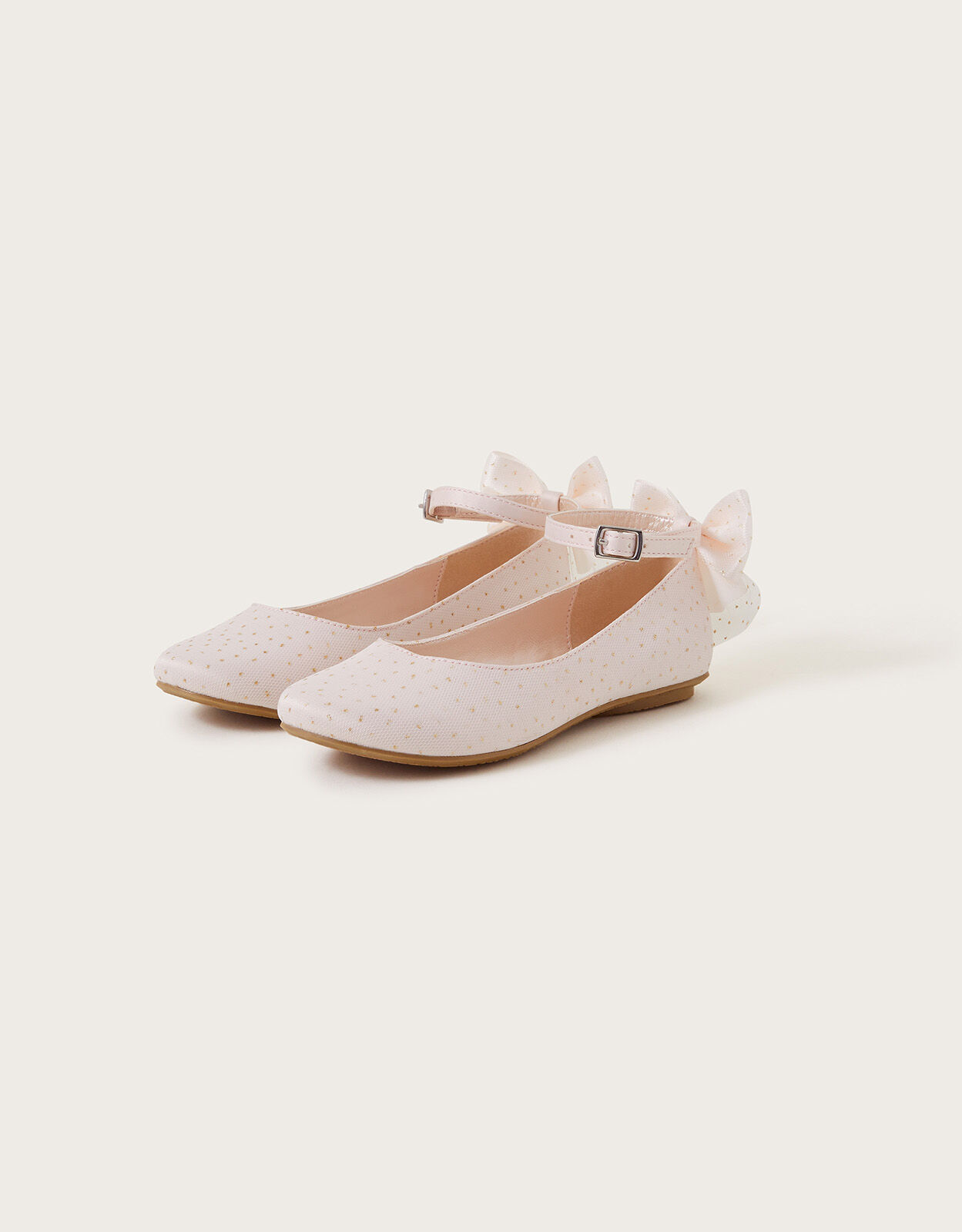 Pink glitter flat shoes clearance