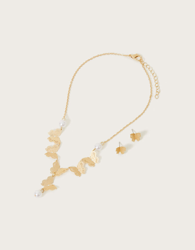 Chrysalis Trellis Necklace and Earring Set, , large