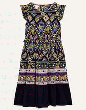 MINI ME Pablo Printed Dress, Blue (BLUE), large