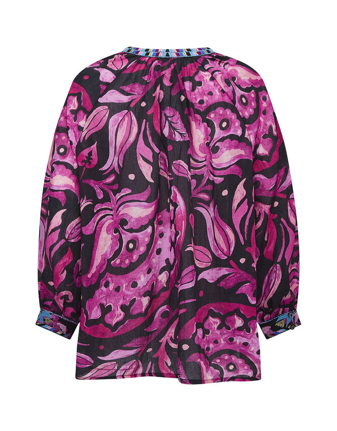 East Perla Cotton Blouse, Purple (PURPLE), large